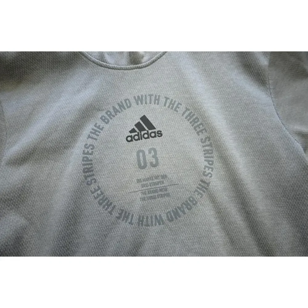 Adidas‎ Hoodie ClimaWarm Athletic Pullover Sweater Gray Mens Size Medium